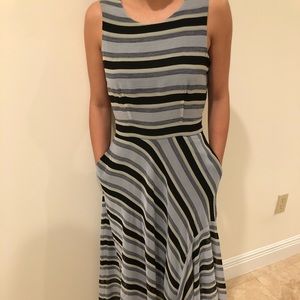 NWT Rachel Roy-Striped dress with pockets